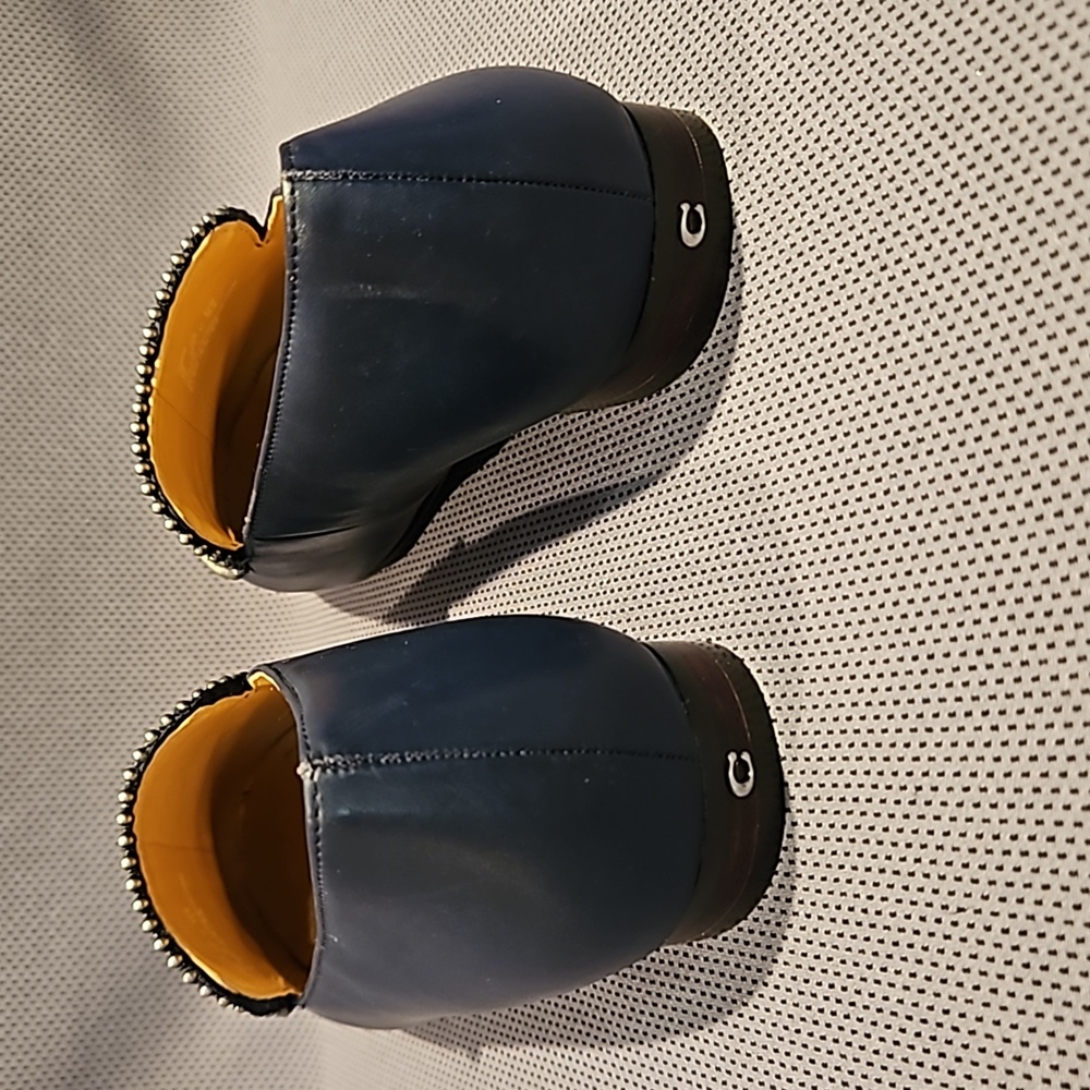 Coach Blue Leather G4279 Slip On Loafers - Picture 6 of 9